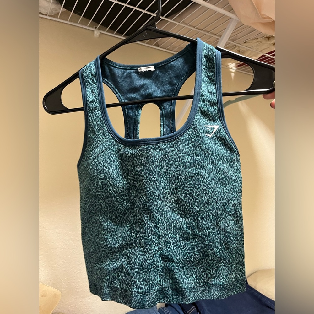 Gymshark padded crop top